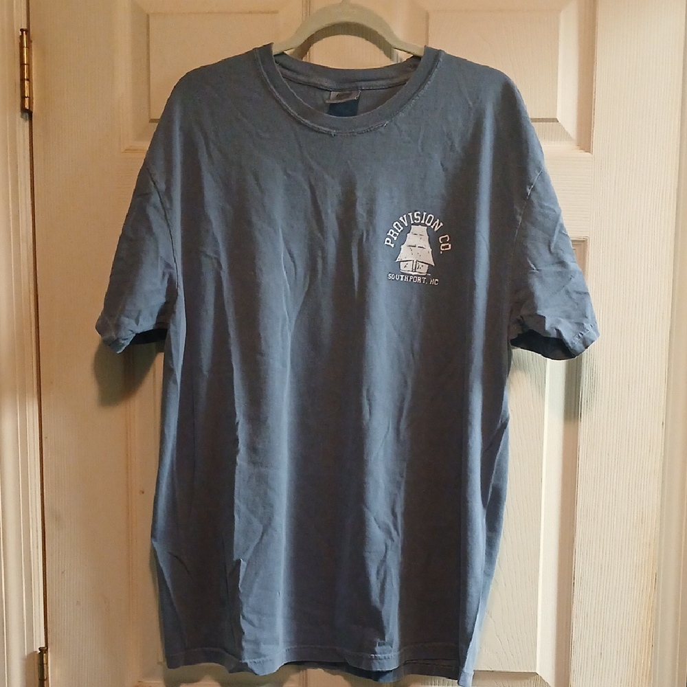 Southport NC Comfort Colors Blue Short Sleeve Tee